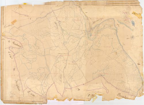 Saint-Hérent - 54 Fi 856      Section C de Chalouze et Charnaize, 3ème feuille