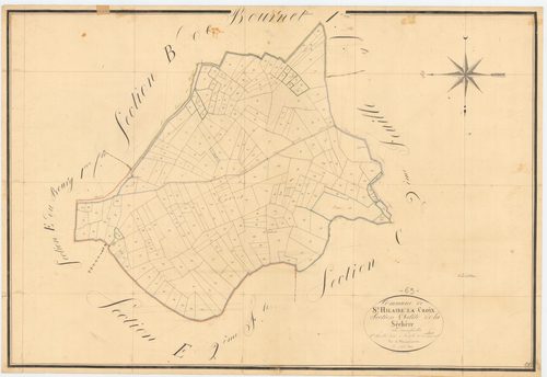 Saint-Hilaire-la-Croix - 53 FI 1038      Section C de la Séchère, 1ère feuille