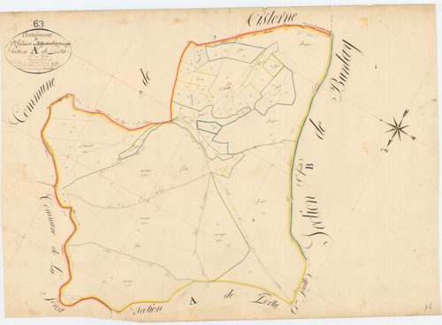 Saint-Hilaire-les-Monges - 53 FI 1046      Section A de Porta, 2ème feuille