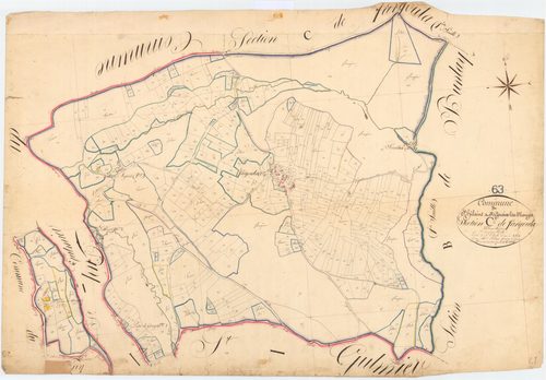 Saint-Hilaire-les-Monges - 53 FI 1050      Section C des Fargoulas, 2ème feuille