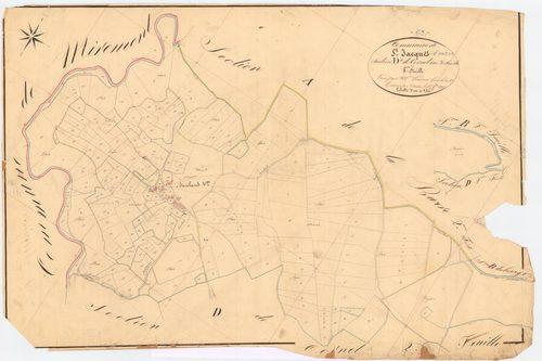 Saint-Jacques-d'Ambur - 53 FI 1083      Section D de Cornet, 1ère feuille