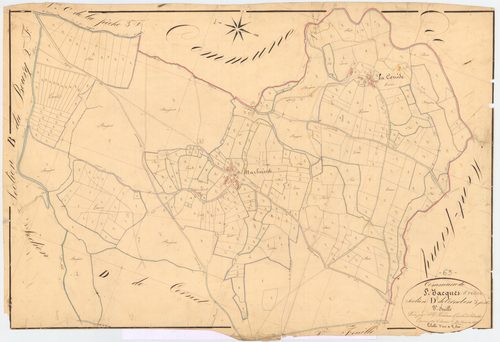 Saint-Jacques-d'Ambur - 53 FI 1085      Section D de Cornet, 3ème feuille