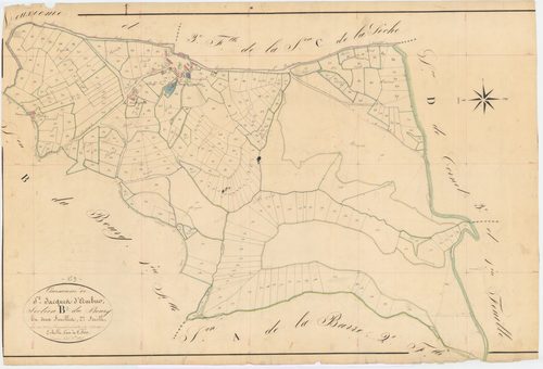 Saint-Jacques-d'Ambur - 53 FI 1079      Section B du Bourg, 2ème feuille