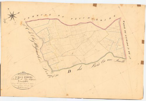 Saint-Jean-d'Heurs - 55 FI 961      Section C de chez Missonnet, 2ème feuille