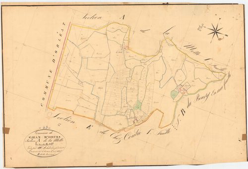 Saint-Jean-d'Heurs - 55 FI 958      Section A de la Motte, 2ème feuille