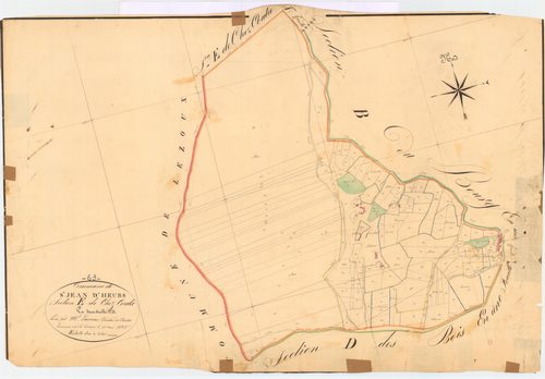 Saint-Jean-d'Heurs - 55 FI 964      Section E de chez Coutal, 2ème feuille