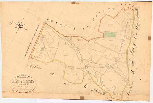 Saint-Jean-d'Heurs - 55 FI 957      Section A de la Motte, 1ère feuille