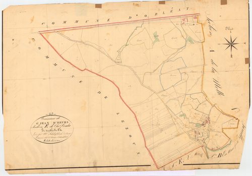 Saint-Jean-d'Heurs - 55 FI 963      Section E de chez Coutal, 1ère feuille