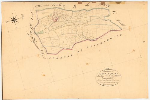 Saint-Jean-d'Heurs - 55 FI 960      Section C de chez Missonnet, 1ère feuille