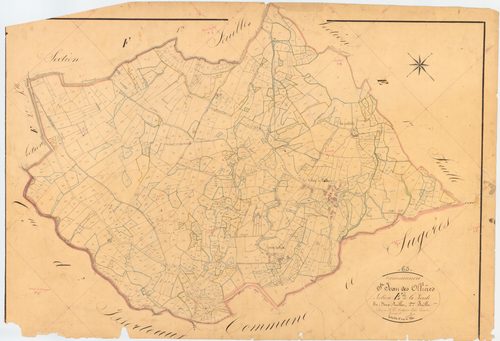 Saint-Jean-des-Ollières - 51 FI 1166      Section E de la Garde, 2ème feuille