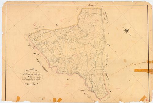 Saint-Jean-des-Ollières - 51 FI 1168      Section F du Vacher, 2ème feuille