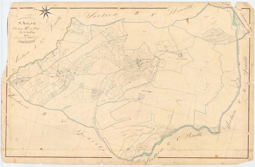 Saint-Jean-en-Val - 54 Fi 862      Section B du Mas, 2ème feuille
