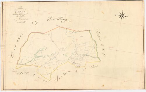 Saint-Jean-en-Val - 54 Fi 859      Section A de Séjole, 2ème feuille