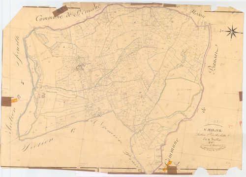 Saint-Jean-en-Val - 54 Fi 865      Section C de Riolette, 2ème feuille