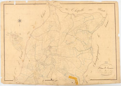 Saint-Jean-Saint-Gervais - 54 Fi 868      Section A de la Chaux, 1ère feuille
