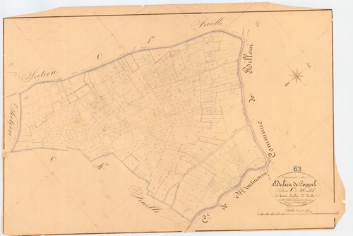 Saint-Julien-de-Coppel - 51 FI 1180      Section C de Monlet, 3ème feuille