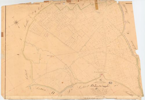 Saint-Julien-de-Coppel - 51 FI 1177      Section B de Feneuil, 3ème feuille