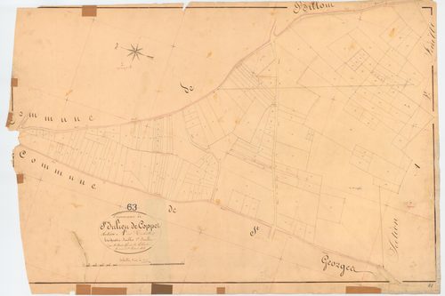 Saint-Julien-de-Coppel - 51 FI 1171      Section A des Rochettes, 1ère feuille