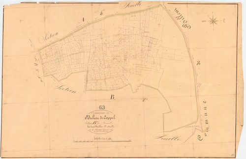 Saint-Julien-de-Coppel - 51 FI 1175      Section B de Feneuil, 1ère feuille
