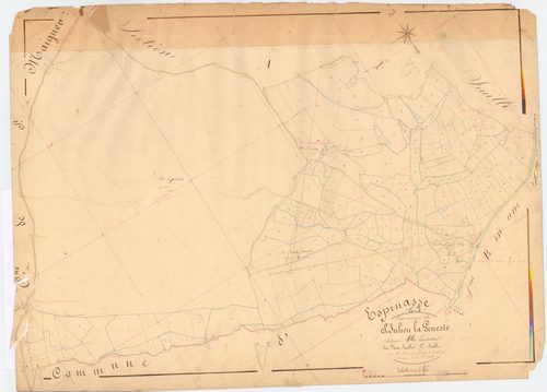 Saint-Julien-la-Geneste - 53 FI 1087      Section A de Laussedat, 1ère feuille