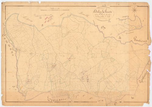 Saint-Julien-la-Geneste - 53 FI 1090      Section C de la Jonchère, 1ère feuille