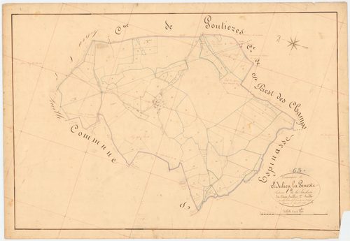 Saint-Julien-la-Geneste - 53 FI 1091      Section C de la Jonchère, 2ème feuille