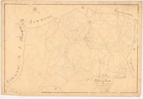 Saint-Julien-la-Geneste - 53 FI 1088      Section A de Laussedat, 2ème feuille
