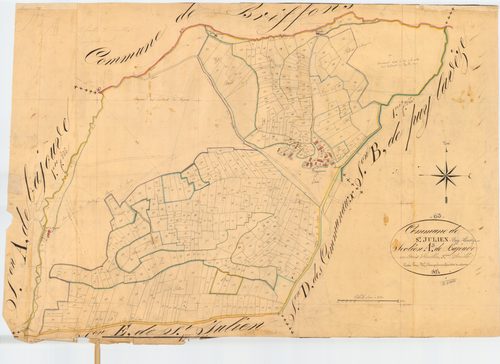 Saint-Julien-Puy-Lavèze - 51 FI 1198      Section A de Bayouve, 3ème feuille