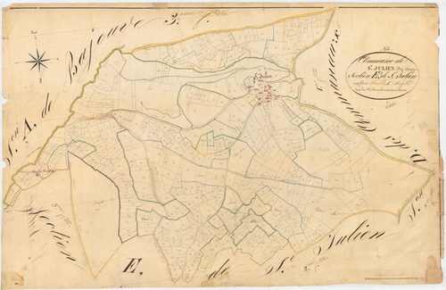Saint-Julien-Puy-Lavèze - 51 FI 1206      Section E de Saint-Julien, 1ère feuille
