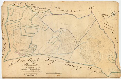 Saint-Julien-Puy-Lavèze - 51 FI 1199      Section B de Puy-Lavèze, 1ère feuille