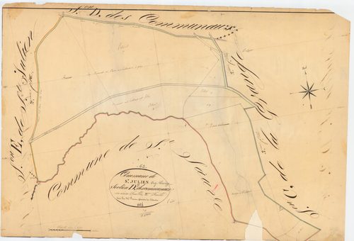 Saint-Julien-Puy-Lavèze - 51 FI 1205      Section D des Communaux, 2ème feuille
