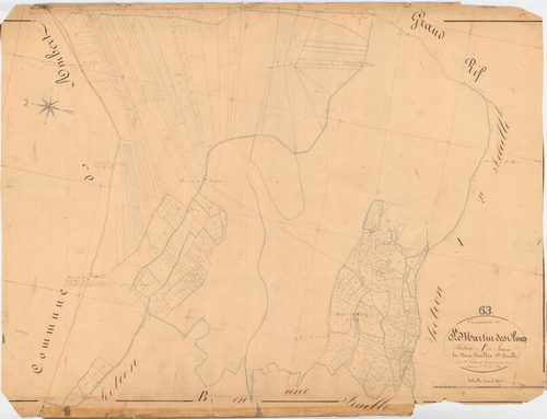 Saint-Martin-des-Olmes - 55 FI 979      Section A de Jarrix, 1ère feuille