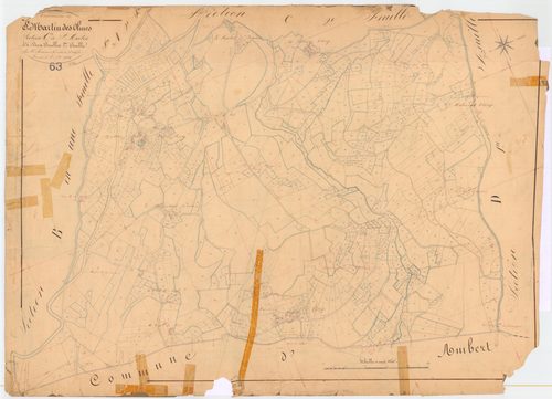 Saint-Martin-des-Olmes - 55 FI 982      Section C de Saint-Martin, 1ère feuille