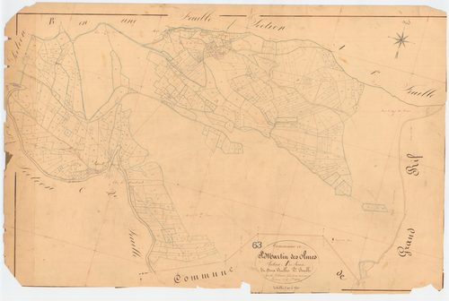 Saint-Martin-des-Olmes - 55 FI 980      Section A de Jarrix, 2ème feuille