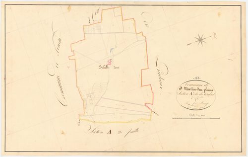Saint-Martin-des-Plains - 54 Fi 876      Section A du Colombier, 1ère feuille