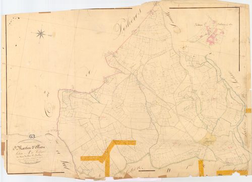 Saint-Martin-d'Ollières - 54 Fi 881      Section A de Ribeyre, 1ère feuille