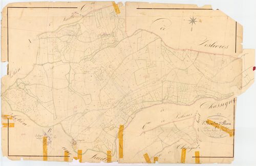 Saint-Martin-d'Ollières - 54 Fi 882      Section A de Ribeyre, 2ème feuille