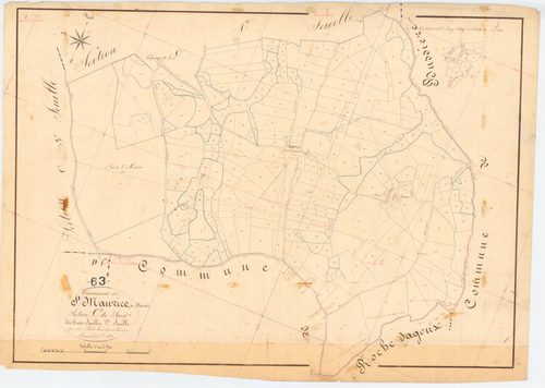 Saint-Maurice-près-Pionsat - 53 FI 1117      Section C de Savy, 2ème feuille