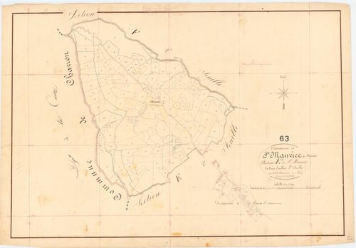 Saint-Maurice-près-Pionsat - 53 FI 1125      Section E de Saint-Maurice, 3ème feuille