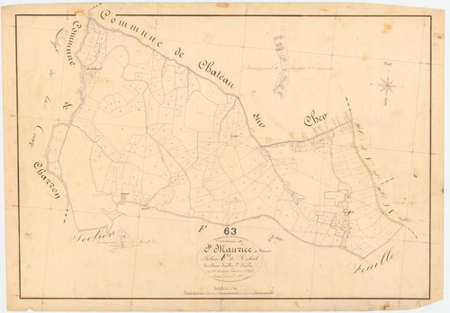 Saint-Maurice-près-Pionsat - 53 FI 1126      Section F de Réchat, 1ère feuille