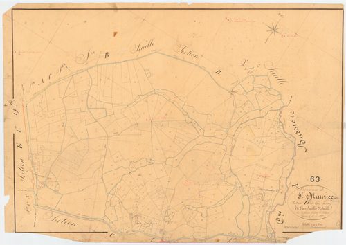 Saint-Maurice-près-Pionsat - 53 FI 1115      Section B de Lassy, 3ème feuille