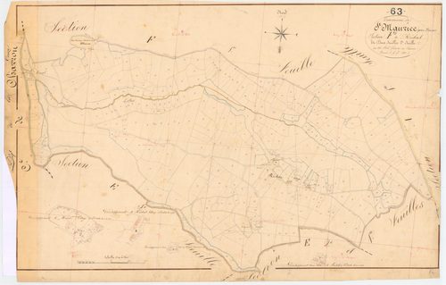 Saint-Maurice-près-Pionsat - 53 FI 1127      Section F de Réchat, 2ème feuille