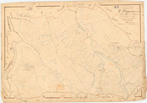 Saint-Maurice-près-Pionsat - 53 FI 1124      Section E de Saint-Maurice, 2ème feuille