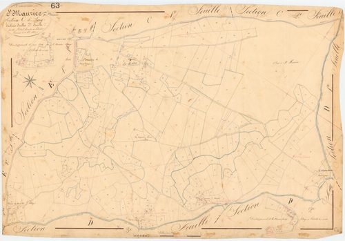 Saint-Maurice-près-Pionsat - 53 FI 1118      Section C de Savy, 3ème feuille
