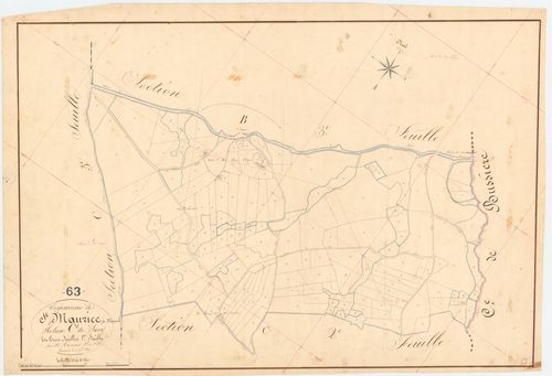 Saint-Maurice-près-Pionsat - 53 FI 1116      Section C de Savy, 1ère feuille