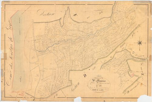 Saint-Maurice - 51 FI 1221      Section F d'Eparoux et de l'Allier, 2ème feuille