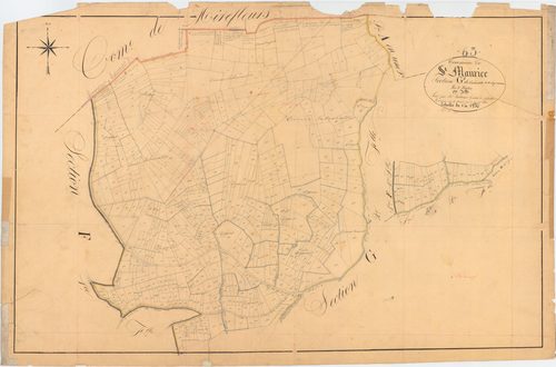 Saint-Maurice - 51 FI 1222      Section G de Coulavette et Puy Méran, 1ère feuille