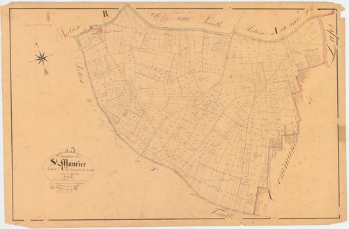 Saint-Maurice - 51 FI 1214      Section C des Tivaux et de la Palle, 1ère feuille