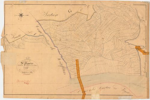 Saint-Maurice - 51 FI 1220      Section F d'Eparoux et de l'Allier, 1ère feuille