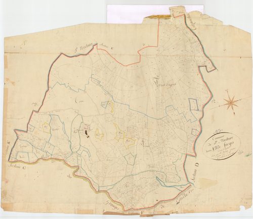 Saint-Nectaire - 54 Fi 896      Section E des Farges, 2ème feuille